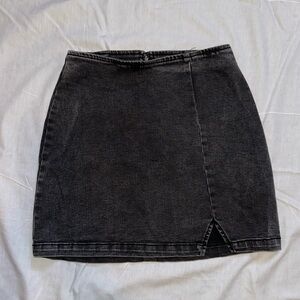 NWT - Wild Fable Grey Zip Skirt - Size 0
